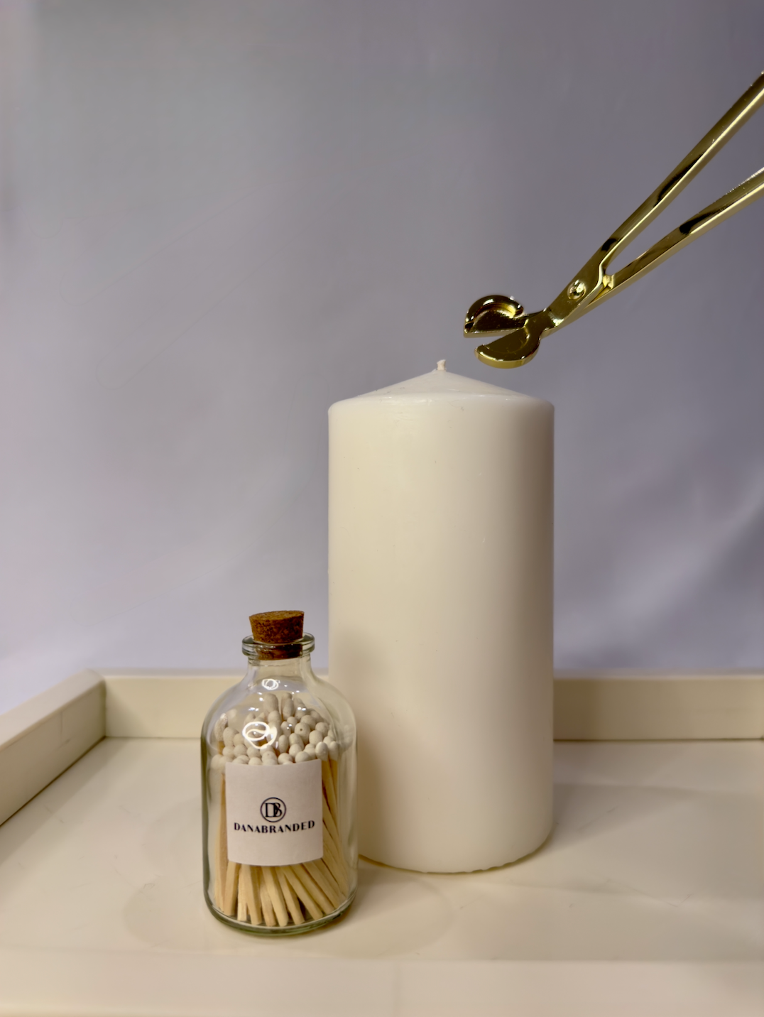 Ultra Luxe Candle Wick Trimmer in Bright Gold