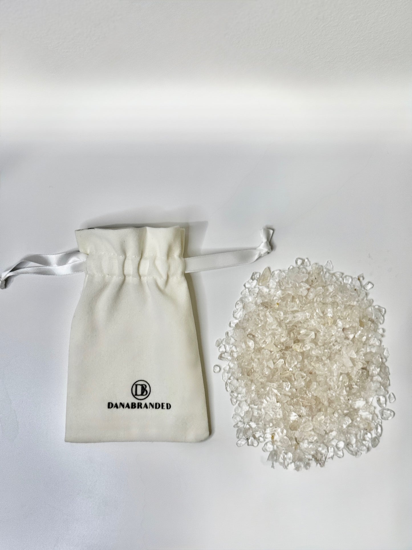 Clear Quartz Crystal Glass Water Bottle