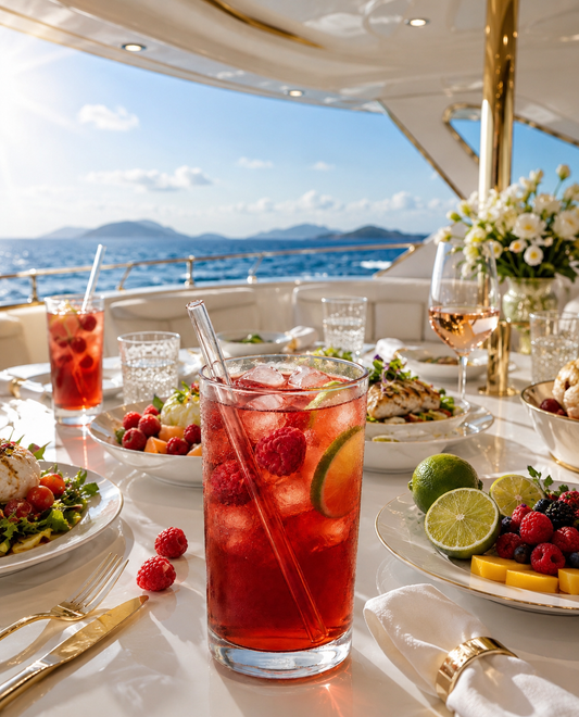 Clear Glass Straws
