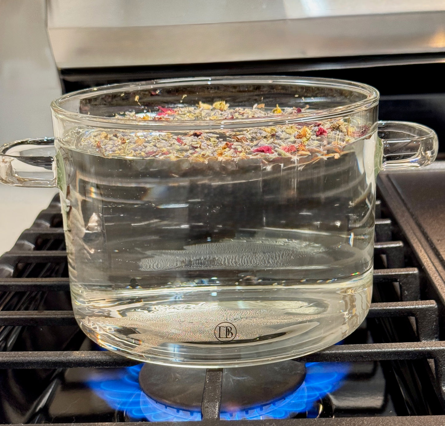 Glass Simmer and Cooking Pot