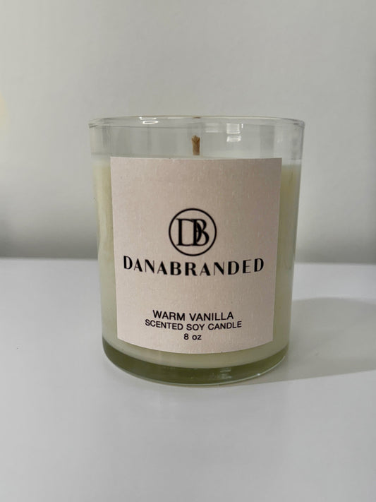 Warm Vanilla Luxurious Candle