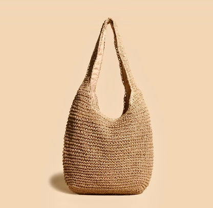 Capri Straw Tote and Beach Bag