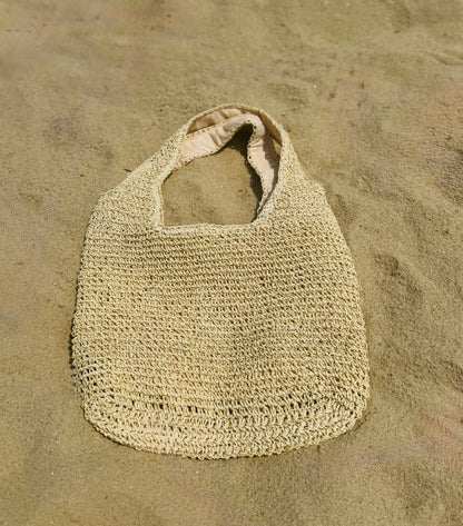 Capri Straw Tote and Beach Bag