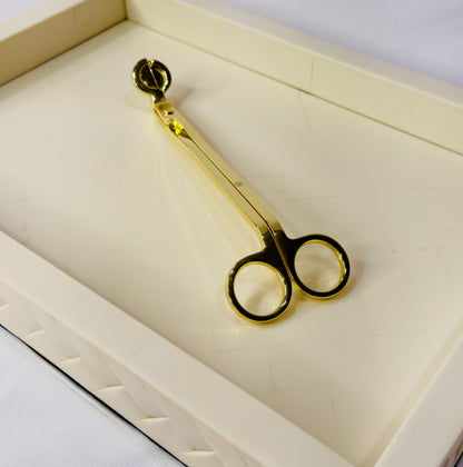 Ultra Luxe Candle Wick Trimmer in Bright Gold