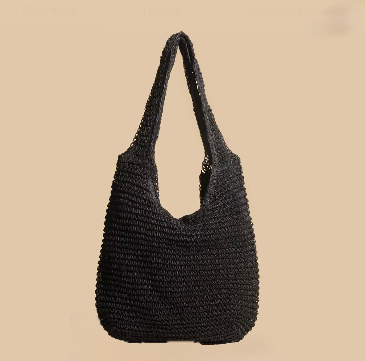Capri Straw Tote and Beach Bag