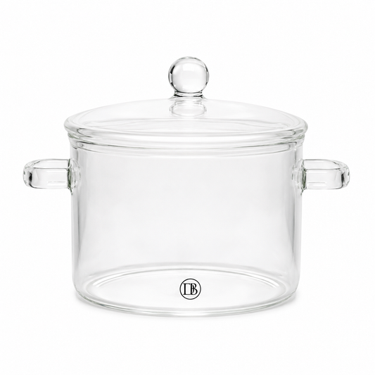 Glass Simmer and Cooking Pot