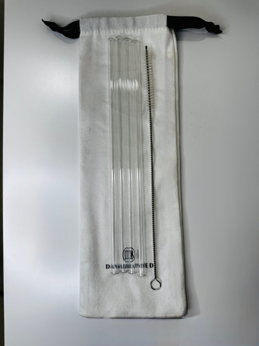Clear Glass Straws