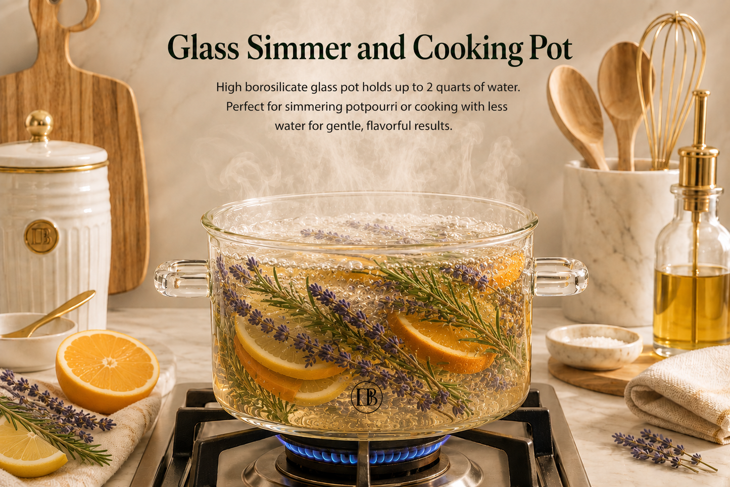 Simmering Potpourri in Rosemary Lemon