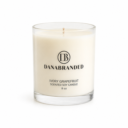 Ivory Grapefruit Luxurious Candle