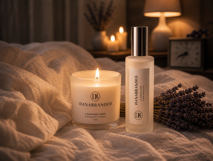 Lavender Linen Luxurious Candle