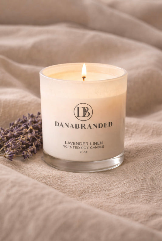 Lavender Linen Luxurious Candle
