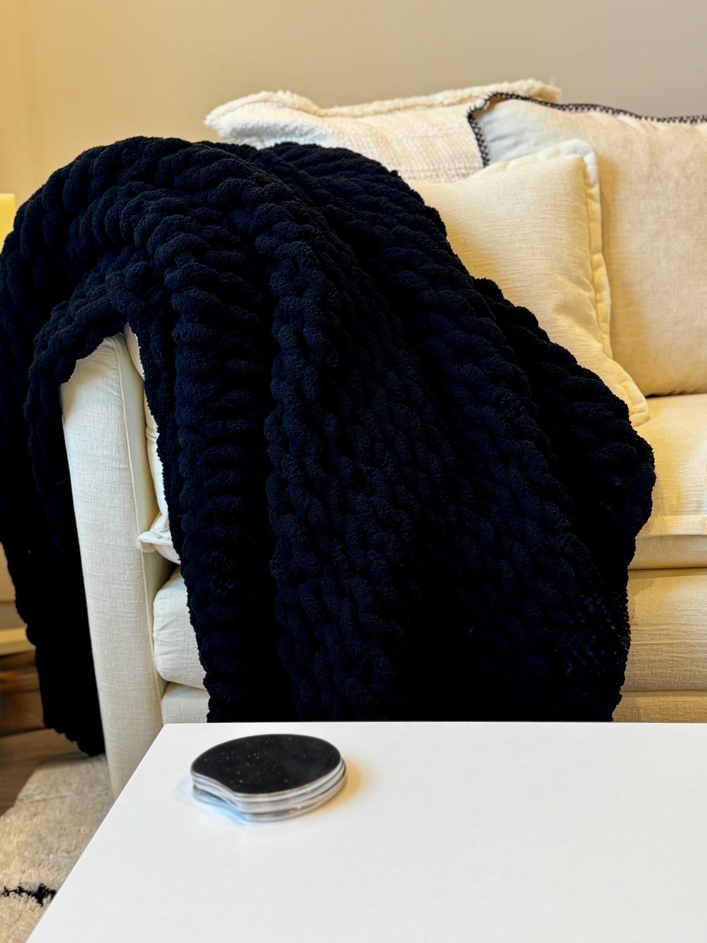Grand Haven Oversized Luxury Chenille Blanket Collection