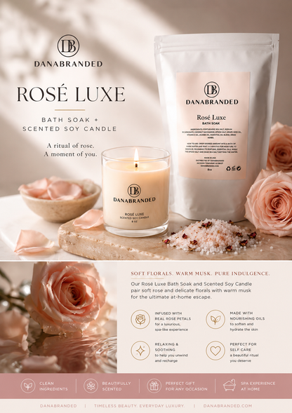 Rosé Luxe Luxurious Candle
