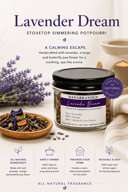 Simmering Potpourri in Lavender Dream