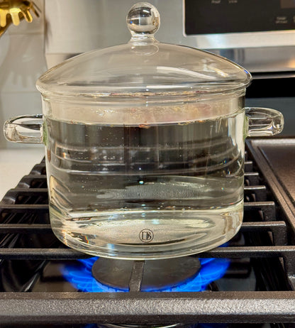 Glass Simmer and Cooking Pot