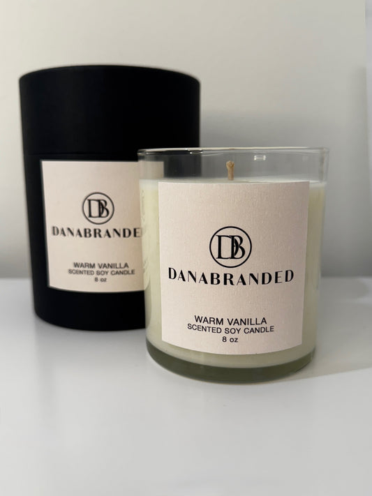 Warm Vanilla Luxurious Candle