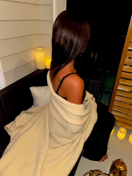 Sanctuary Chenille Throw and Travel Blanket