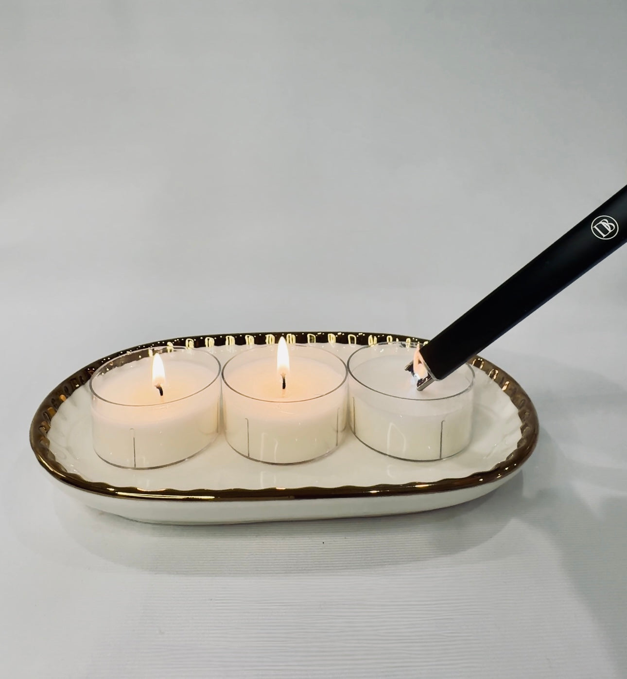 Classic Rechargeable Electric Lighter in Caviar Black