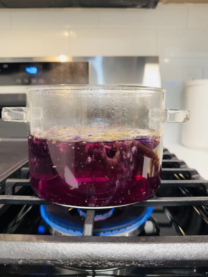 Glass Simmer and Cooking Pot