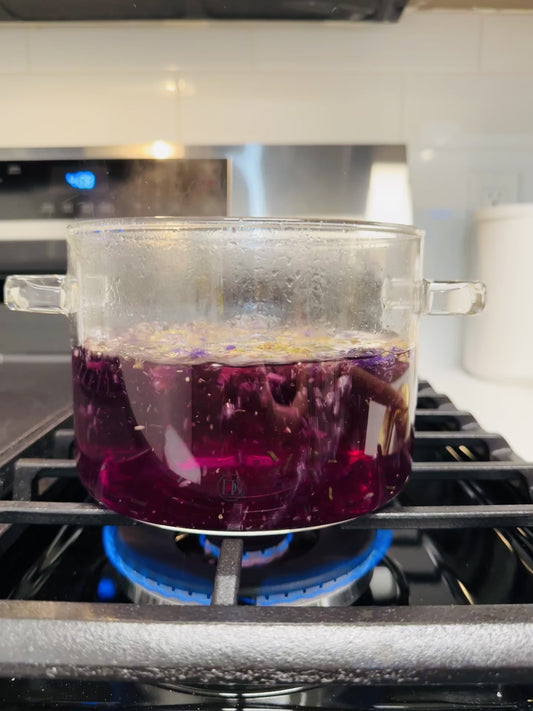 Glass Simmer and Cooking Pot